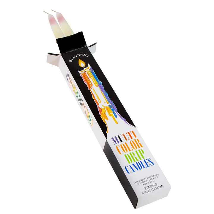MultiColor Drip Candles Hippie Shop