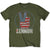 John Lennon Peace Fingers US Flag T Shirt
