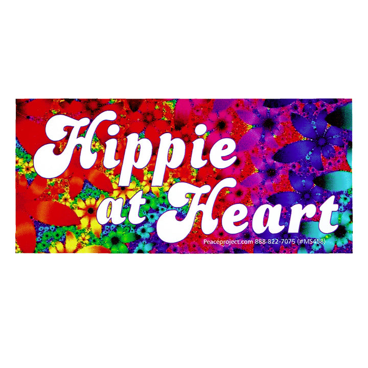 Hippie At Heart Sticker