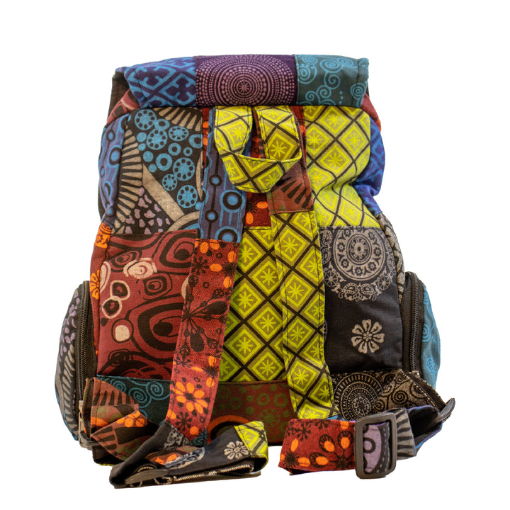 Mixed Patch Backpack
