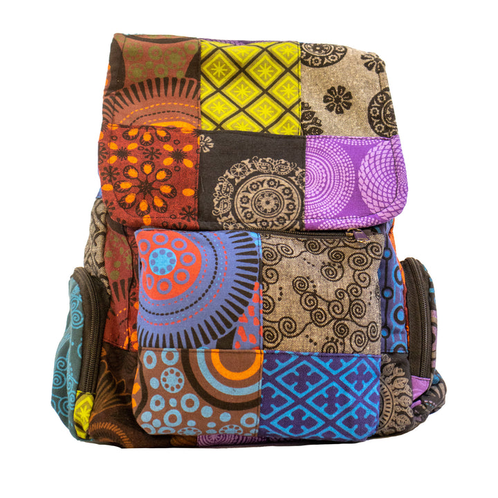 Mixed Patch Backpack