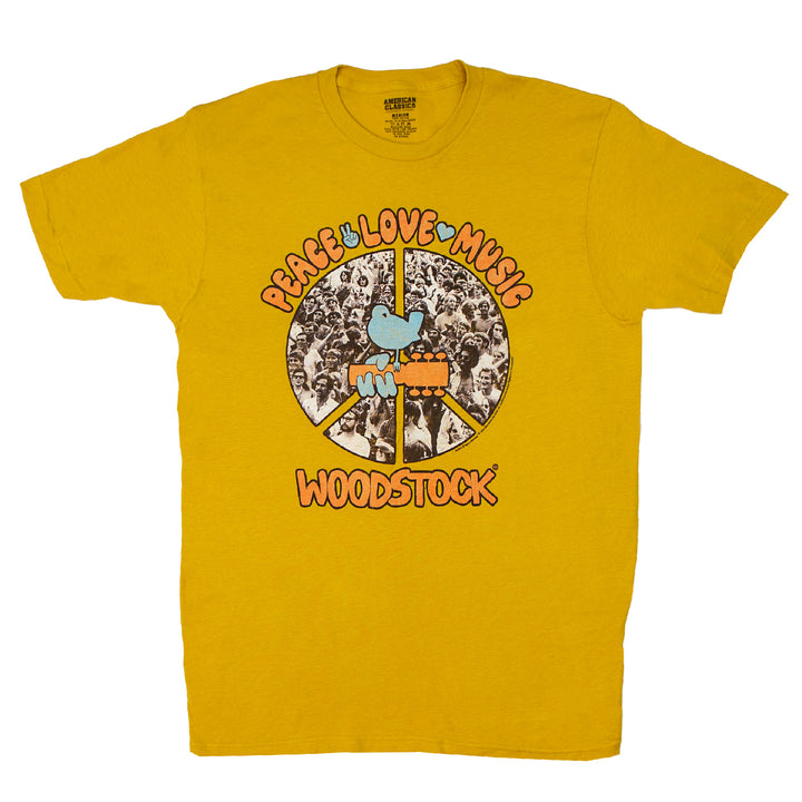 Woodstock Peace Love and Music T Shirt