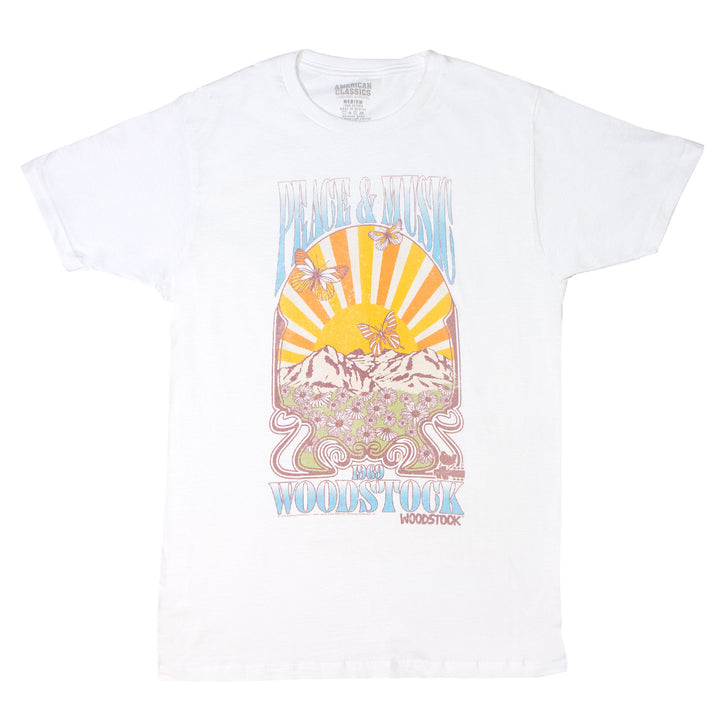 Woodstock Peace and Music T Shirt