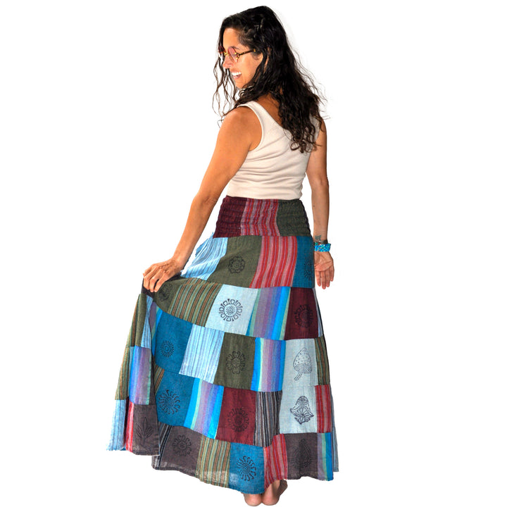 Mantra Patchwork Skirt - back